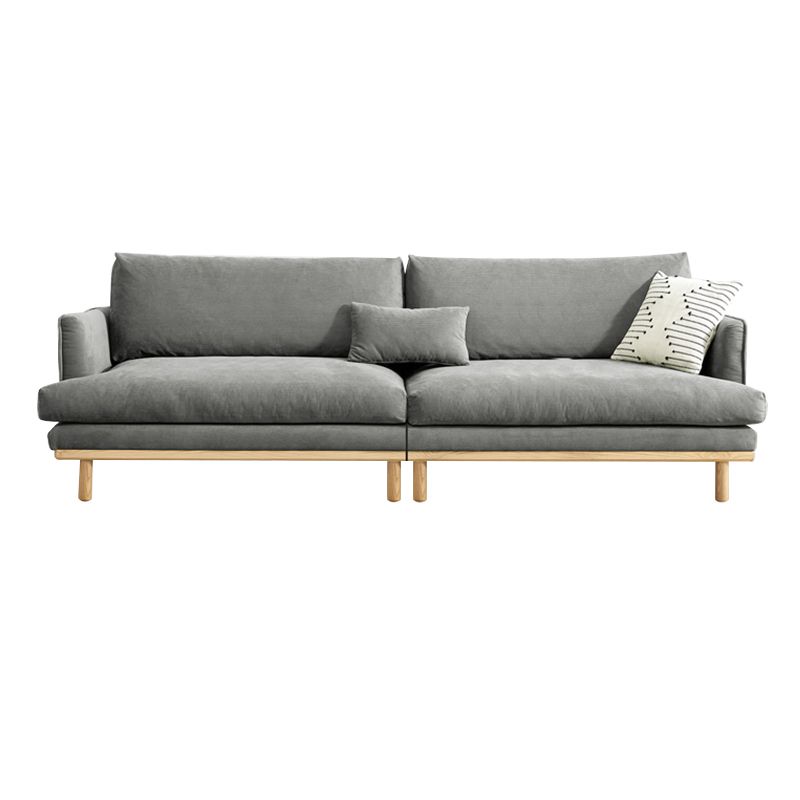 Recessed Arm Loose Back Sofa 35"W Velvet Sofa for Living Room Clearhalo 'furn' 'furn_sofas' 'Furniture' 'furniture_sofas' 'kitchen' 'kitchen_sofas' 'Living Room Furniture' 'Sofa' 'sofas' 1200x1200_09217b67-1c39-499e-a94f-d72808cefcbc