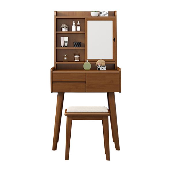 Drawers Included Lighted Mirror Standing Wood Bedroom Vanity Dressing Table