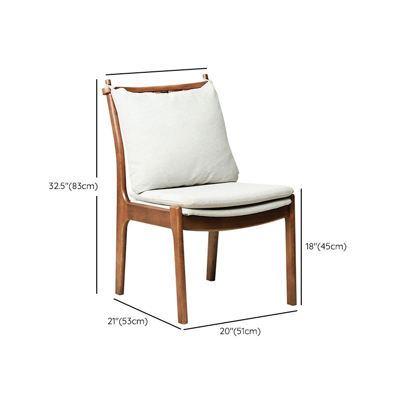 Home Contemporary Dining Chair Solid Wood Upholstered Dining Chair Clearhalo 'Dining Chairs' 'Dining Tables & Seating' 'dining_chair' 'furn' 'furn_dining_chair' 'Furniture' 'Kitchen & Dining Furniture' 1200x1200_0923d3db-738e-4a91-bb09-02391cec6132