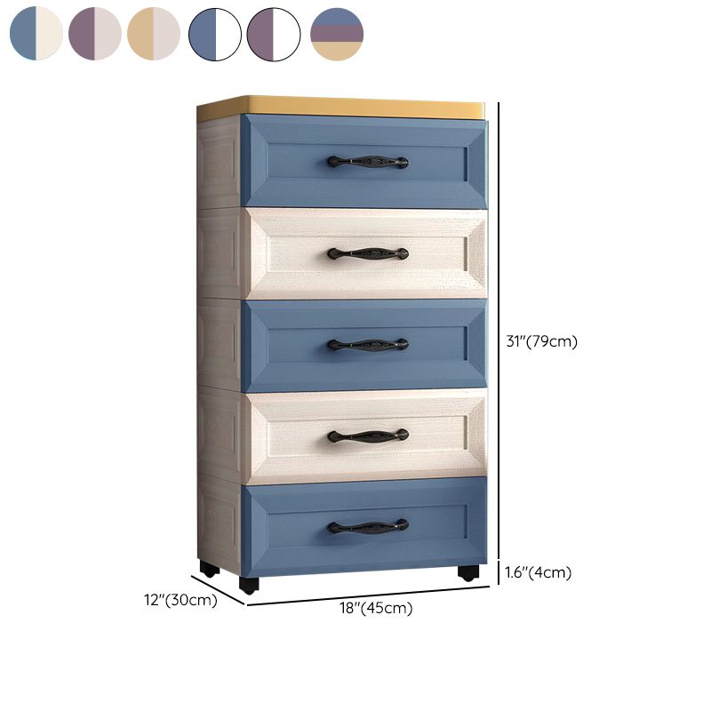 Contemporary Plastic Storage Cabinet Non-Hanging Armoire for Home Clearhalo 'Armoires & Wardrobes' 'armoires_wardrobes' 'Bedroom Furniture' 'furn' 'furn_armoires_wardrobes' 'Furniture' 1200x1200_0925b329-b8a7-4054-b5f3-e5ab8f9852ab