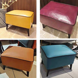 Mid-Century Modern Ottoman Faux Leather Upholstered Solid Color Ottoman with Chair Legs Clearhalo 'furn' 'furn_ottomans_poufs' 'Furniture' 'Living Room Furniture' 'Ottomans & Poufs' 'ottomans_poufs' 1200x1200_0926d966-dfee-4ece-831b-e277d196637d