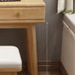 Scandinavian Solid Wood Table Makeup Vanity with Mirror and Drawers