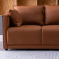Contemporary Sofa with 2 Pillows Square Arm Living Room Settee Clearhalo 'furn' 'furn_sofas' 'Furniture' 'Living Room Furniture' 'Sofa' 'sofas' 1200x1200_09296c99-8f9f-45a1-b93e-d080bf3c409e