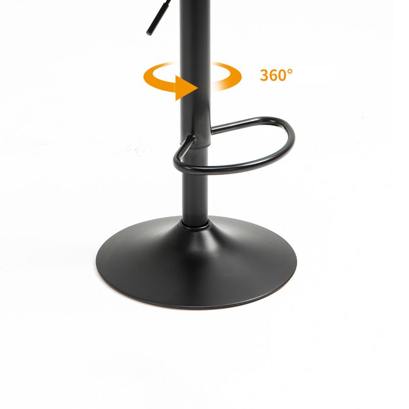 Modern Style Bar-stool PU Leather Counter Bar Stool with Metal Legs for Bristol Clearhalo 'Bar Furniture' 'Bar Stools' 'bar_stools' 'furn' 'furn_bar_stools' 'Furniture' 'furniture_bar_stools' 'Kitchen & Dining Furniture' 1200x1200_092b2b0c-e0a8-4747-b96a-0814d4455e58