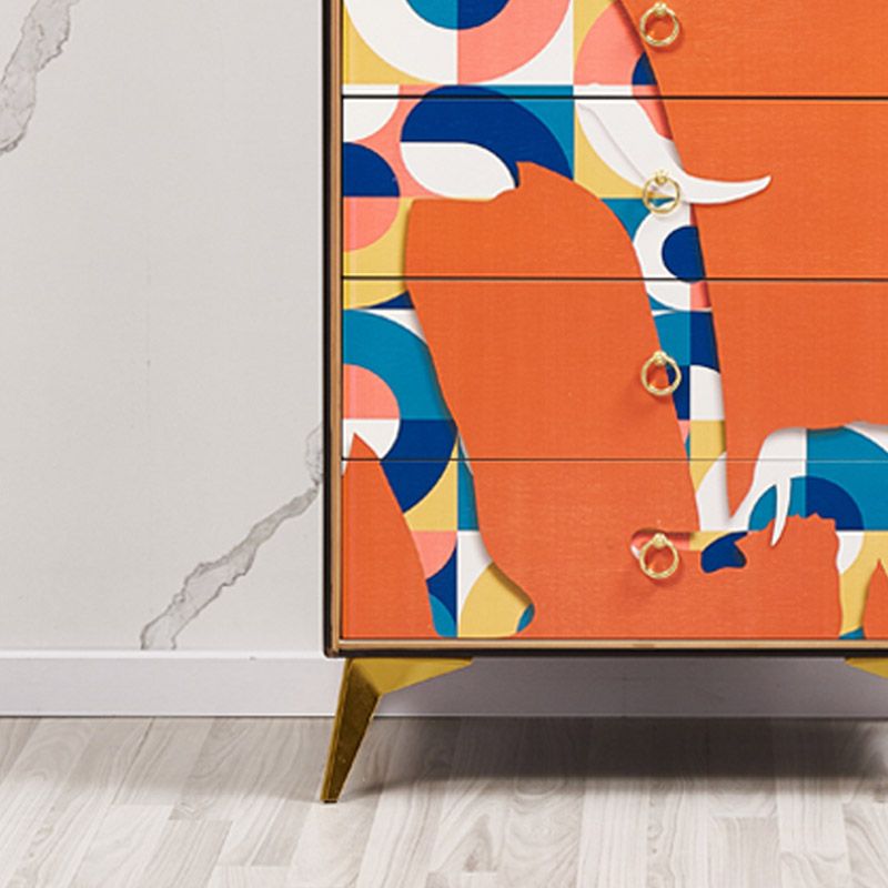 Tavolo da buffet in legno tavola laterale in stile moderno con armadi e cassetti