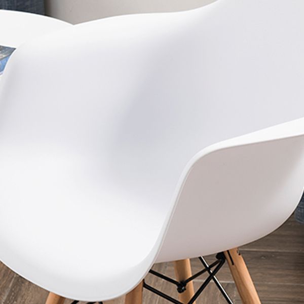 Modern Chairs Dining Arm Chairs with Wooden Legs for Kitchen Clearhalo ' kitchen&dining_furn' 'Dining Chairs' 'Dining Tables & Seating' 'dining_chair' 'Furniture' 'furniture_dining_chair' 'Kitchen & Dining Furniture' 'kitchen' 1200x1200_092d924a-4b88-4ffd-8d71-c70cf5c2baf7