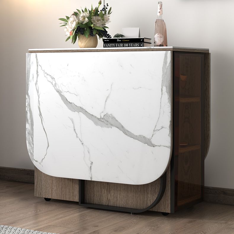 Modern Style Traditional Height Dining Set with Drop Leaf Table and Trestle Base Clearhalo 'Dining Room Sets' 'Dining Tables & Seating' 'dining_room_set' 'Furniture' 'furniture_dining_room_set' 'Kitchen & Dining Furniture' 'kitchen&dining_furn' 'kitchen' 1200x1200_092e2af5-a8a6-49f3-a0f7-0cbd0583373f