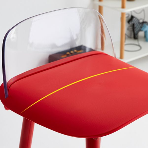 Coffee Shop Footrest Scandinavian Stool Matte Finish Plastic Barstool Clearhalo 'Bar Furniture' 'Bar Stools' 'bar_stools' 'furn' 'furn_bar_stools' 'Furniture' 'furniture_bar_stools' 'Kitchen & Dining Furniture' 1200x1200_0933c3d7-7206-4a19-917a-f480f4f41b73