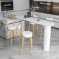 Modern Armless Backrest Counter Stool Iron Dining Room Bar Stool with Leather Cushion Clearhalo 'Bar Furniture' 'Bar Stools' 'bar_stools' 'furn' 'furn_bar_stools' 'Furniture' 'furniture_bar_stools' 'Kitchen & Dining Furniture' 1200x1200_09391cb6-8f98-40a8-81c4-ae0d5e70aa5c