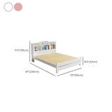 La moderna libreria del letto in legno massiccio includeva letto con testiera per camera da letto