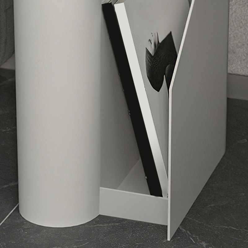 Cabinete de metal moderno Mesa nocturna de almacenamiento abierta para dormitorio