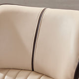 Contemporary Dining Chairs Leather Curved Parsons Arm Chair for Brasserie Clearhalo ' kitchen&dining_furn' 'Dining Chairs' 'Dining Tables & Seating' 'dining_chair' 'furn' 'furn_dining_chair' 'Furniture' 'furniture_dining_chair' 'Kitchen & Dining Furniture' 'kitchen' 1200x1200_093b13bd-6653-4b6c-832c-6fafd619c110