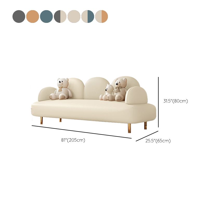 Zeitgenössisches Sitzplatz Leder 3 Sitzer Wohnzimmer eingebraucht