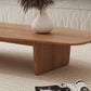 Solid Wood Coffee Table Free-Form Modern Cocktail Table with 2 Legs Clearhalo 'Coffee & Accent Tables' 'Coffee Tables' 'coffee_tables' 'furn' 'furn_coffee_tables' 'Furniture' 'Living Room Furniture' 1200x1200_093b813e-02a8-4ebe-9580-a6a63a839a59