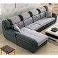 133.86"L x 70.87"W x 37.4"H Pillow Top Arm Sectional Pillow Back Sofa and Chaise Clearhalo 'furn' 'furn_sectionals' 'Furniture' 'furniture_sectionals' 'Living Room Furniture' 'Sectionals' 1200x1200_093c326d-8100-4281-9320-a52065aa78af