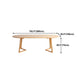 Contemporary Oval Dining Table Solid Wood Dining Table with Sled Base Clearhalo 'Dining Tables & Seating' 'Dining Tables' 'dining_table' 'furn' 'furn_dining_table' 'Furniture' 'furniture_dining_table' 'Kitchen & Dining Furniture' 'kitchen' 'kitchen_dining_table' 1200x1200_093f799f-3279-49d7-81fc-6906b378aabc