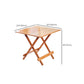 Modern Folding Dining Table Wood Tabletop for Living Room in Brown Clearhalo 'Dining Tables & Seating' 'Dining Tables' 'dining_table' 'furn' 'furn_dining_table' 'Furniture' 'Kitchen & Dining Furniture' 1200x1200_094036eb-e534-433a-9b46-520c791017ea