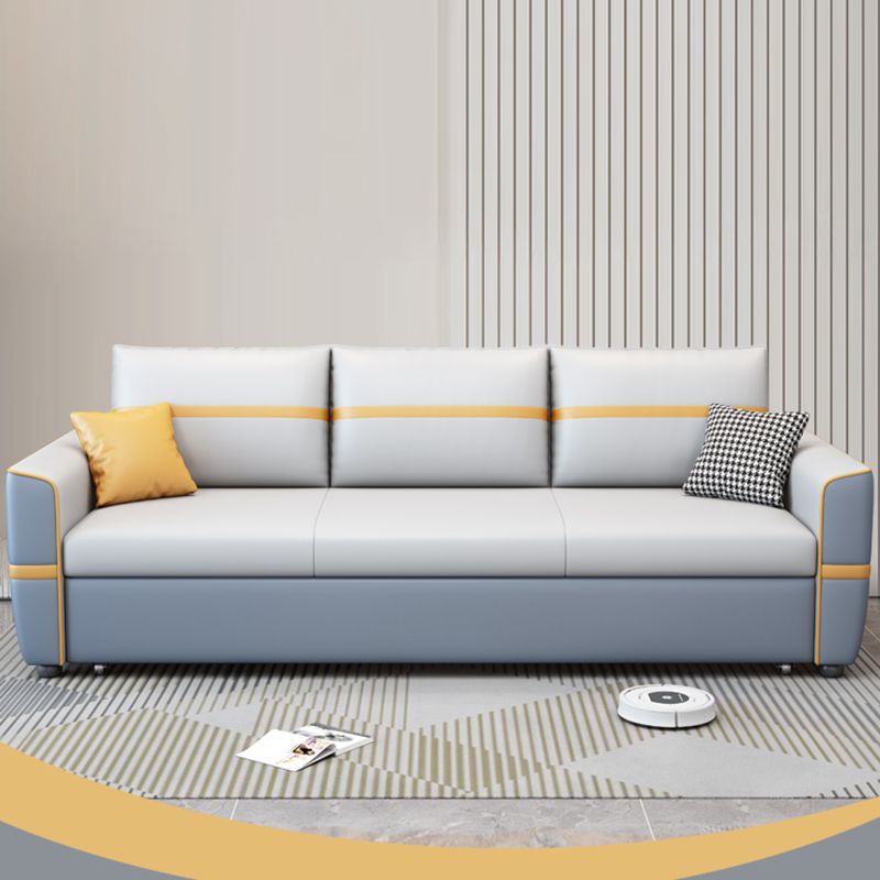 Divano convertibili convertibili imbottiti divano per dormiente in vetrina con archiviazione