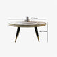 Contemporary Style Round Table Set 1/4/5/6/7/9 Pieces Dining Set for Home