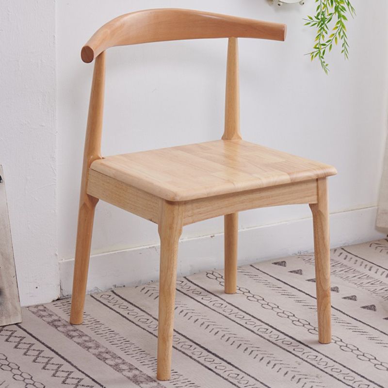 Contemporary Dining Chair Open Back Side Chair with Wood Legs for Home Use Clearhalo ' kitchen&dining_furn' 'Dining Chairs' 'Dining Tables & Seating' 'dining_chair' 'furn' 'furn_dining_chair' 'Furniture' 'furniture_dining_chair' 'Kitchen & Dining Furniture' 'kitchen' 1200x1200_0943fbbe-d9b5-452d-a8aa-23839182221d