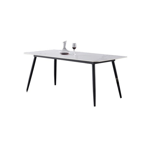 Modern Metal Dining Set 1/2/5/6/7 Pieces Rectangle Dining Table Set Clearhalo 'Dining Room Sets' 'Dining Tables & Seating' 'dining_room_set' 'furn' 'furn_dining_room_set' 'Furniture' 'furniture_dining_room_set' 'Kitchen & Dining Furniture' 1200x1200_0944aee3-07f2-4b4e-9cb2-9fd55c15c1e5