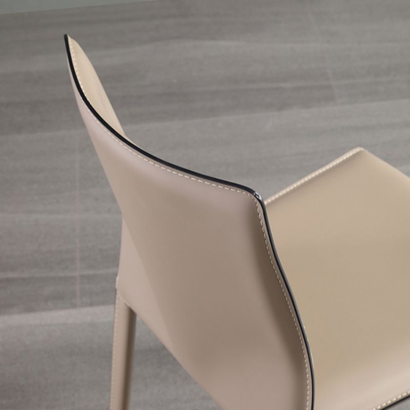 Dining Room Home Side Chair Faux Leather Dining Chairs with Upholstered