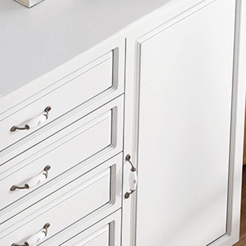 Eigentijdse houten accentkastje met lade rechthoek accentkist