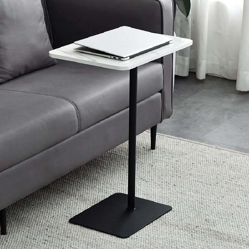 Tableau supérieur de pierre fritrée moderne 11 "Table de bout du piédestal de largeur