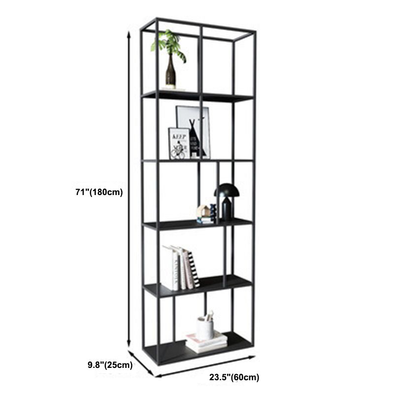 Estantería de metal moderna Etagere Open Shelf Bookcase in Burnish