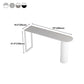 Contemporary Style Rectangle Bar Counter Table Dining Sintered Stone Table for Kitchen Clearhalo 'Bar Furniture' 'Bar Tables' 'bar_tables' 'furn' 'furn_bar_tables' 'Furniture' 'furniture_bar_tables' 'Kitchen & Dining Furniture' 1200x1200_094a70d4-3019-4211-8825-b2be101f9d67