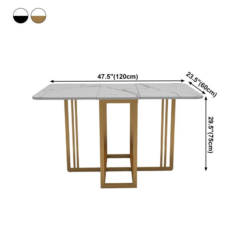 Simplicity Style Rectangle Dining Table Drop-Leaf Dinner Table for Dining Room Clearhalo ' dining_table' 'Dining Tables & Seating' 'Dining Tables' 'furn' 'furn_dining_table' 'Furniture' 'furniture_dining_table' 'Kitchen & Dining Furniture' 'kitchen&dining_furn' 'kitchen' 'kitchen_dining_table' 1200x1200_094b03b8-a5ef-47c8-9a8b-efa5ea87a167