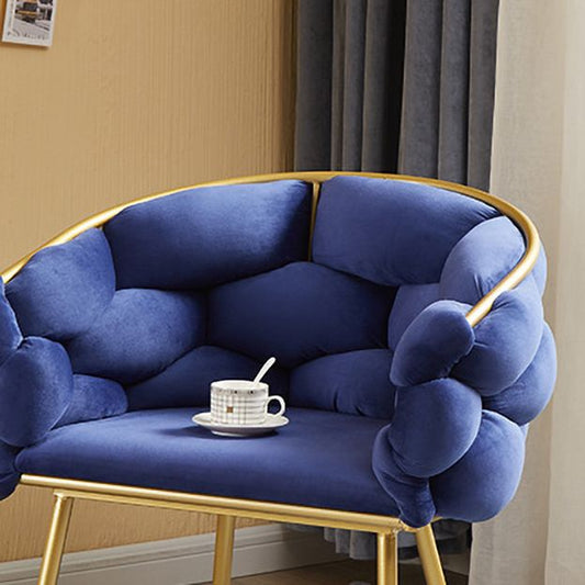 Scandinavische stijl armloze stoel stoere rug gestoffeerde eetkamerstoelen