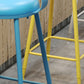 Contemporary PU Leather Bar-stool Round Seat Counter Bar Stool with Metal Legs Clearhalo 'Bar Furniture' 'Bar Stools' 'bar_stools' 'furn' 'furn_bar_stools' 'Furniture' 'Kitchen & Dining Furniture' 1200x1200_094c7fbe-b068-419e-90e1-b77042904784