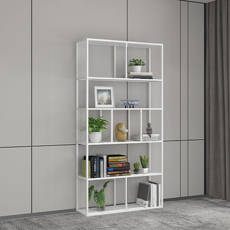 Scandinave Rectangle Bibshelf Office Metal Etagere Bibliothèque
