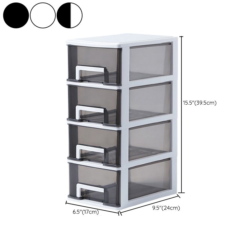 Vertical Filing Cabinet Transparent Drawers Plastic Modern Filing Cabinet Clearhalo 'Filing Cabinets' 'filling_cabinets' 'furn' 'furn_filling_cabinets' 'Furniture' 'Office Furniture' 1200x1200_094ce684-15e4-40d2-8066-65fdeaa76677