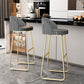 Modern Style Bar-stool Sled Iron Legs Round Leather Seat with Footrest for Kitchen Bar Clearhalo 'Bar Furniture' 'Bar Stools' 'bar_stools' 'furn' 'furn_bar_stools' 'furniture_bar_stools' 'Kitchen & Dining Furniture' 'kitchen&dining_furn' 'kitchen' 'kitchen_furn' Furniture' 1200x1200_094f4a2e-2bfb-4b29-b782-799ed1dbe628