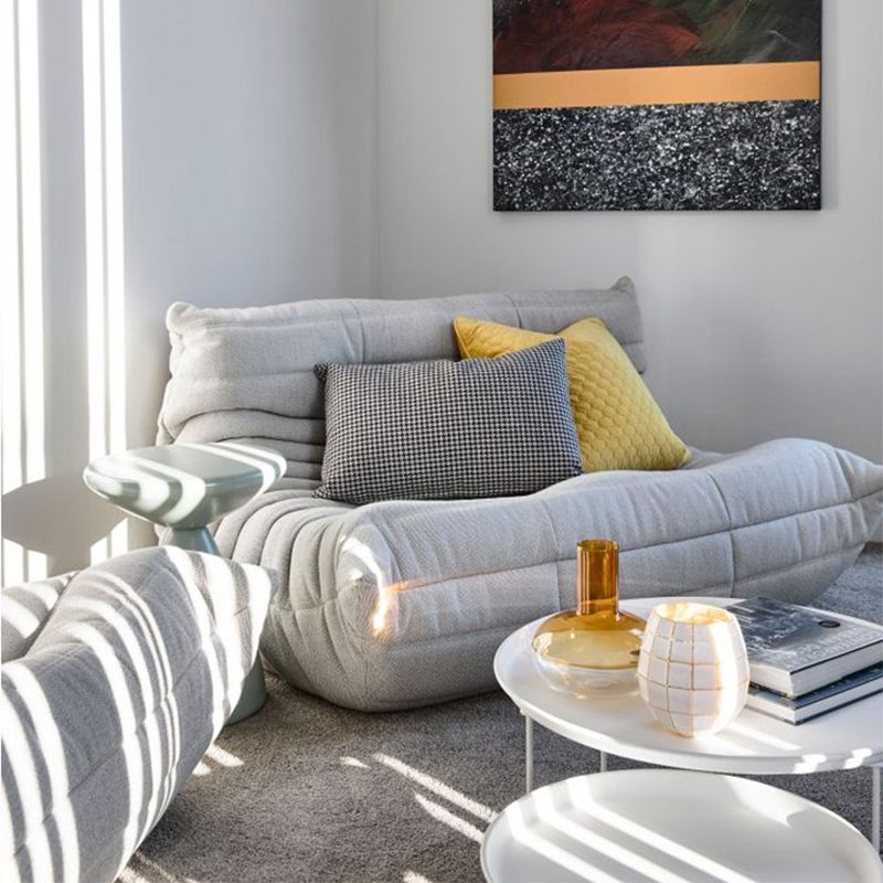 Ultra-Modern Single Cushion Seat Tight Back Sofa 27.6"High Tuxedo Arm Sofa Clearhalo 'furn' 'furn_sofas' 'Furniture' 'furniture_sofas' 'kitchen' 'kitchen_sofas' 'Living Room Furniture' 'Sofa' 'sofas' 1200x1200_094fd1b2-b976-4cb2-ad80-18b9b183e0bc