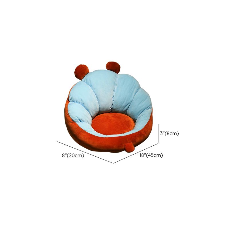 Modern Pouf Ottoman Cotton Upholstered Contrasting Colors Irregular Ottoman Clearhalo 'furn' 'furn_ottomans_poufs' 'Furniture' 'Living Room Furniture' 'Ottomans & Poufs' 'ottomans_poufs' 1200x1200_09512af5-f0ca-4a78-b274-c13f8ee1a26b