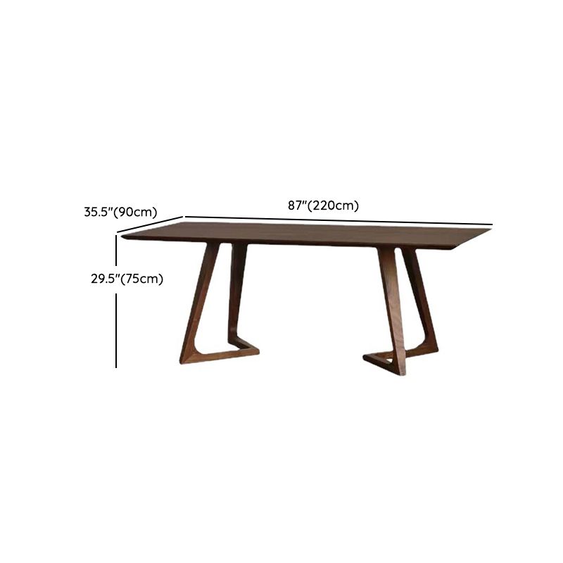1/2/3/5 Pieces Rectangle Dining Set Solid Wood Dining Table with Wooden Chairs Clearhalo 'Dining Room Sets' 'Dining Tables & Seating' 'dining_room_set' 'furn' 'furn_dining_room_set' 'Furniture' 'Kitchen & Dining Furniture' 1200x1200_09521285-c750-4b18-a861-0db961538904