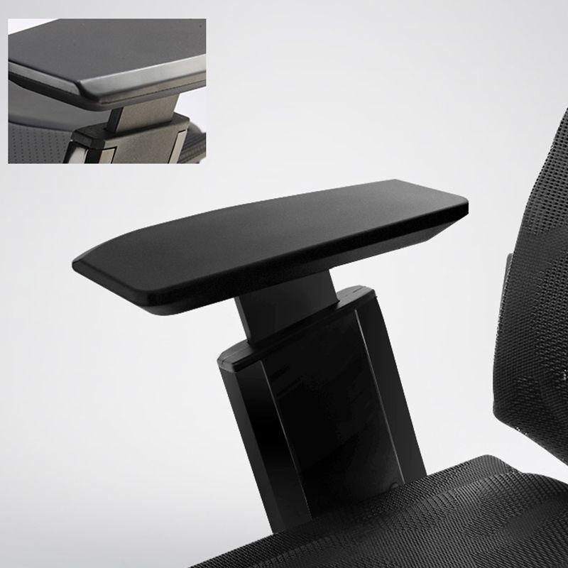 Chaise de bureau moderne Hauteur de siège réglable Les bras comprenaient une chaise pivotante avec des roues