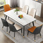 Rectangle Sintered Stone Dining Table Simplicity 4 Legs Table for Dining Room Clearhalo ' dining_table' 'Dining Tables & Seating' 'Dining Tables' 'furn' 'furn_dining_table' 'Furniture' 'furniture_dining_table' 'Kitchen & Dining Furniture' 'kitchen&dining_furn' 'kitchen' 'kitchen_dining_table' 1200x1200_09544d91-128b-44a0-8a5c-0d4a88e30a74