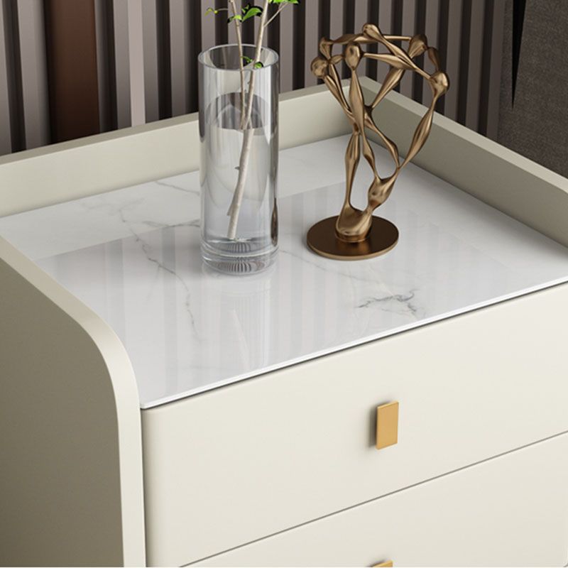 2ドロワーナイトスタンド14 "w寝室用の閉じた閉じたストレージナイトテーブル