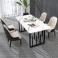 Traditional Luxury Rectangle Dining Table Sintered Stone Table with Double Pedestal Clearhalo ' dining_table' 'Dining Tables & Seating' 'Dining Tables' 'furn' 'furn_dining_table' 'Furniture' 'furniture_dining_table' 'Kitchen & Dining Furniture' 'kitchen&dining_furn' 'kitchen' 'kitchen_dining_table' 1200x1200_0954d401-5f13-47d1-bc9f-0fea185a8868