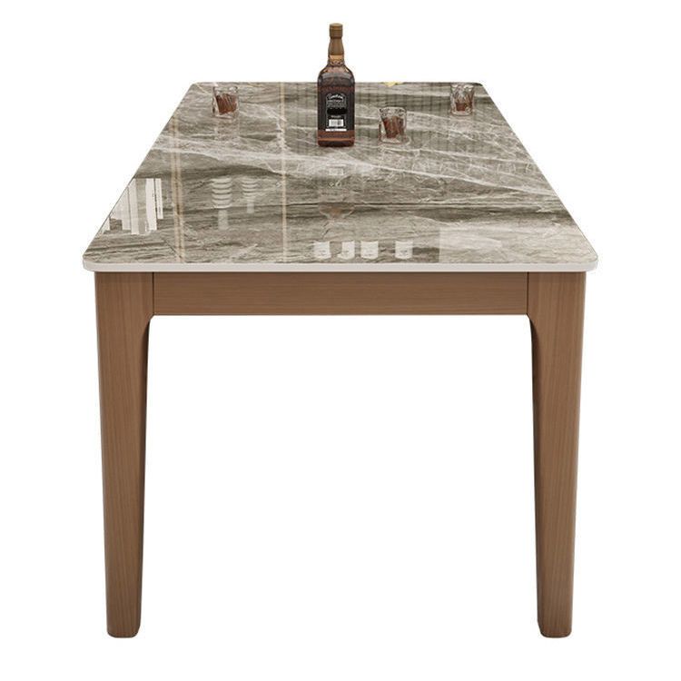 Rechthoekige eetkamertafel Eigentijdse dinettetafel met 4 poten