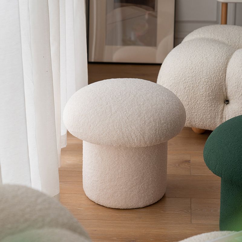 Modern Pure Color Pouf Trea Resistant Mushroom Pouf for Living Room Clearhalo 'furn' 'furn_ottomans_poufs' 'Furniture' 'Living Room Furniture' 'Ottomans & Poufs' 'ottomans_poufs' 1200x1200_095becf9-f983-46dd-ae9b-7d5532a0563f