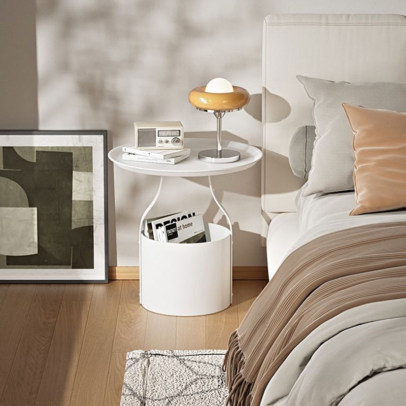 20 "W x 21" H Night-tand moderne Iron Accent Table table de nuit avec 1 étagère