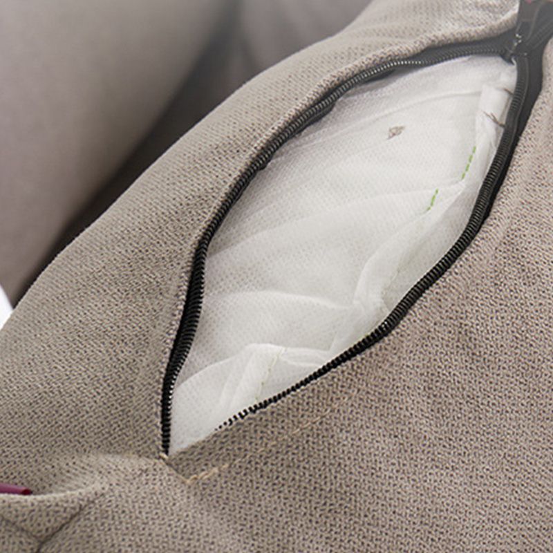 ボーナスルーム用の現代的な四角い腕のソファ染色抵抗性ファブリックデッキー