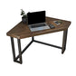 Modern Style Office Desk Solid Wood Home Use Desk with Metal Legs Clearhalo 'Furniture' 'furniture_office_desk' 'Office Desks' 'Office Furniture' 'office_desk' 1200x1200_09603b68-2dc4-4b44-b623-02c5147fcbbc