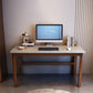 Contemporary Office Desk Wooden Rectangular Secretary Desk with Parsons