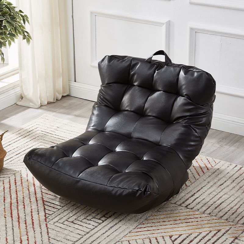 Sedia di divano singolo in stile scandinavo PU PETTA SENZA ARMS STRANDA